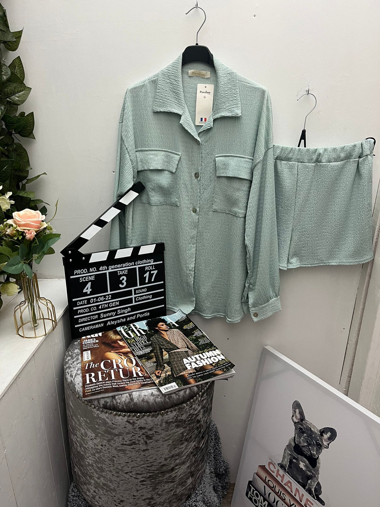 Long Sleeve Short Set