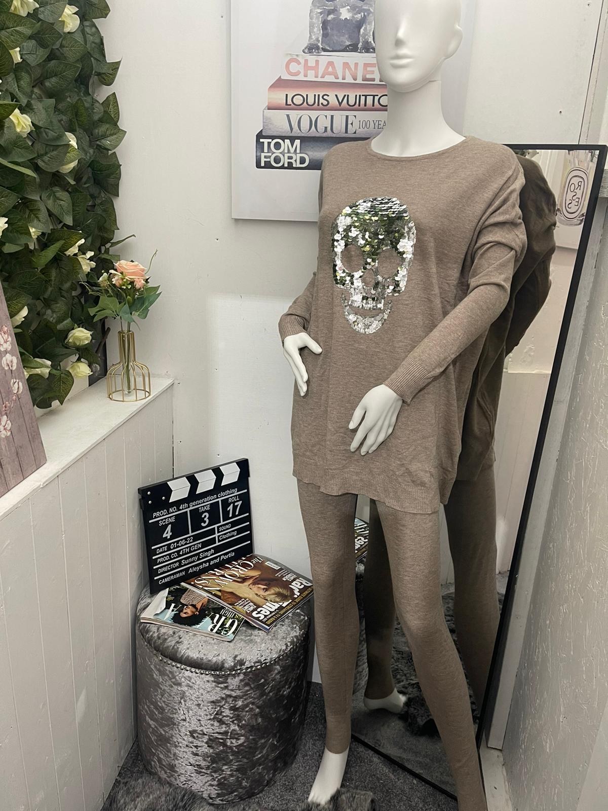 Skull loungewear set