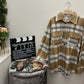 Large Checkered Shacket