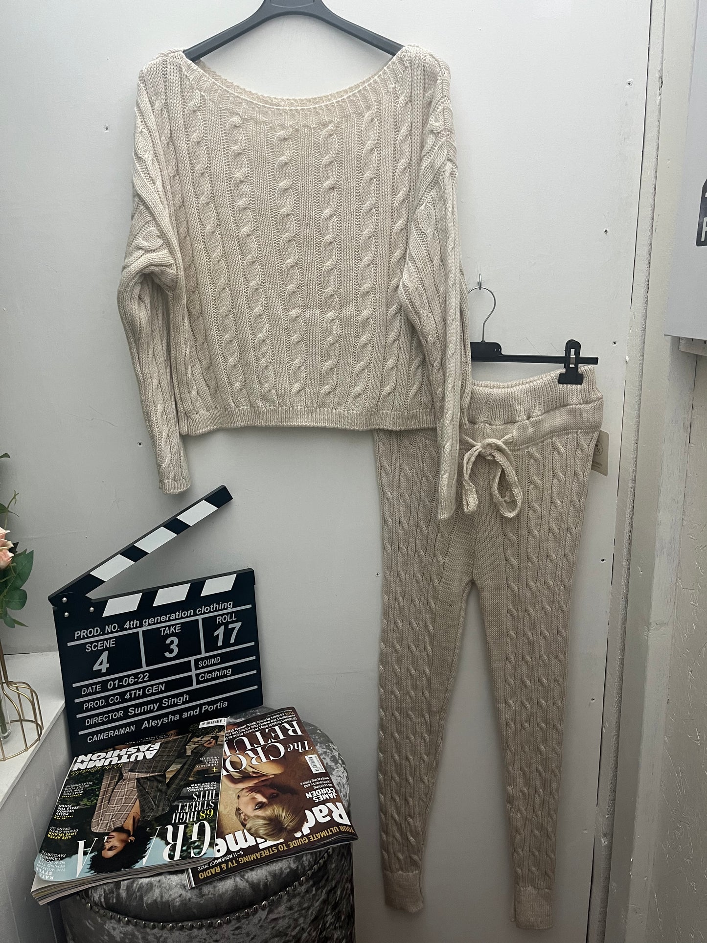 Knitted tracksuit