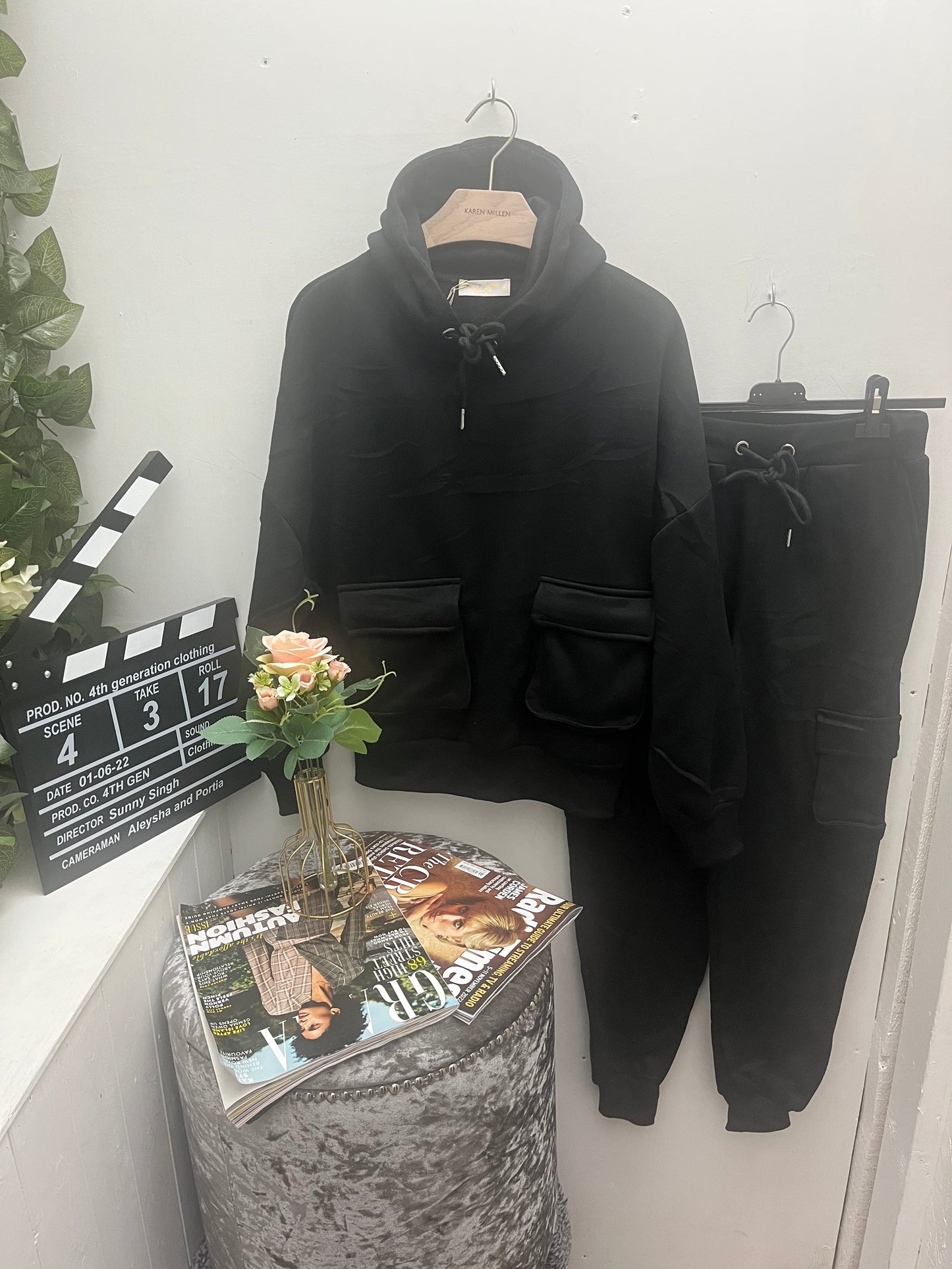 Hooded Cargo Tracksuit