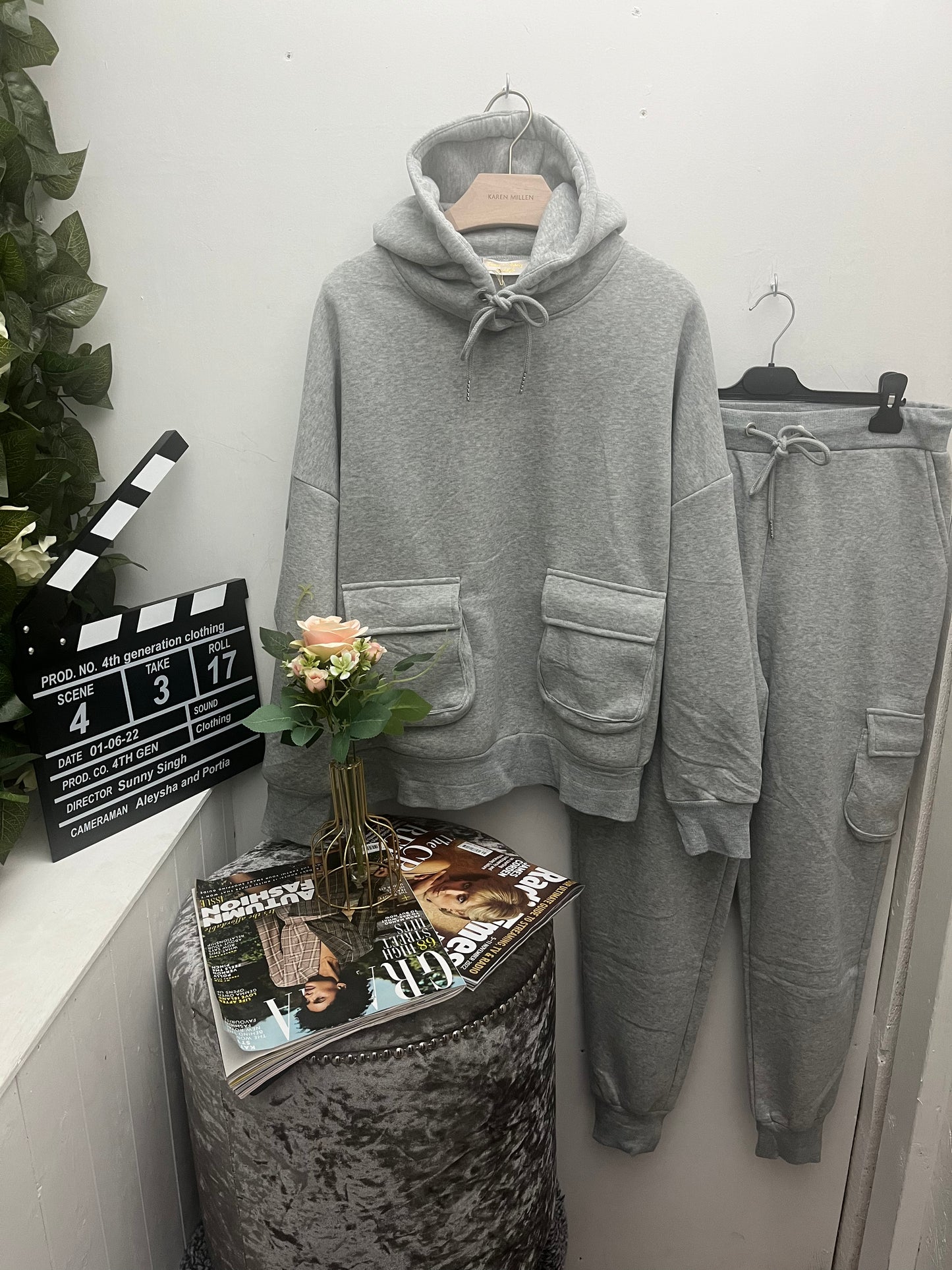 Hooded Cargo Tracksuit