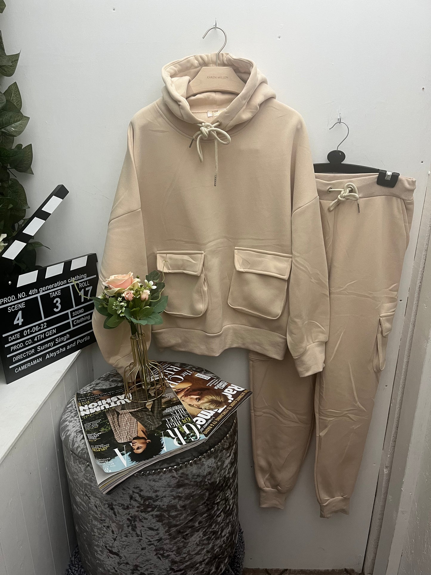 Hooded Cargo Tracksuit