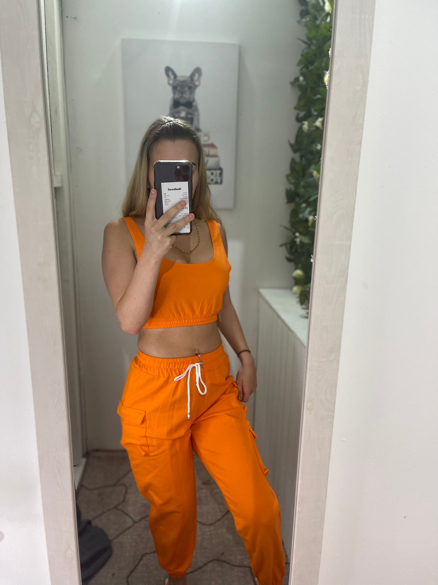 Crop-Top Cargo Set