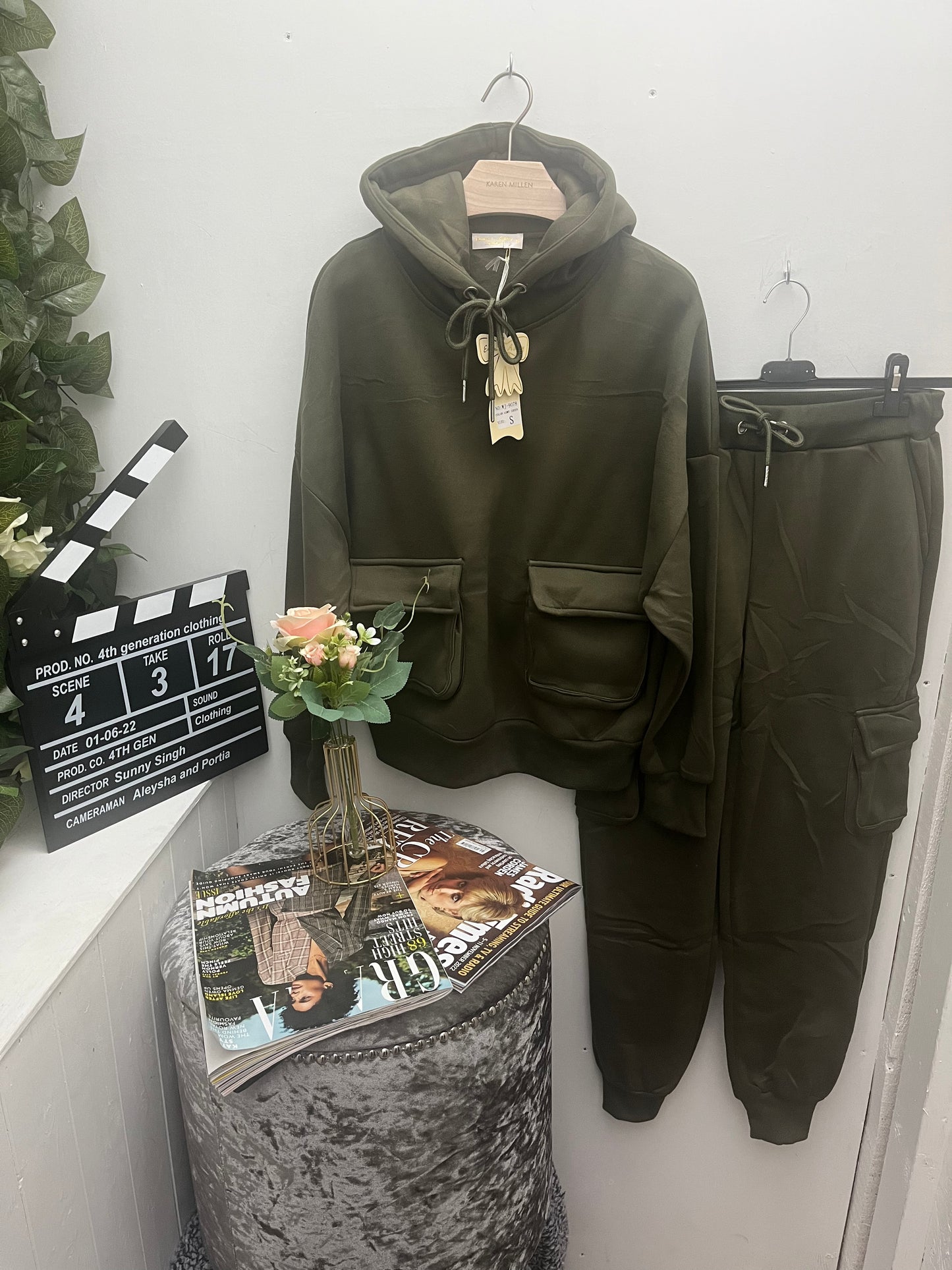 Hooded Cargo Tracksuit