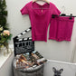 V-Neck Short Set